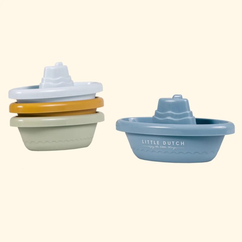 Zairam Blue Stacking Bath Boats – Engaging Water Play Toy - Image 2