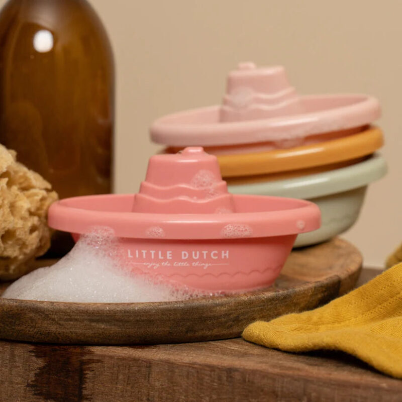 Zairam Pink Stacking Bath Boats – Fun & Educational Bath Toy - Image 4