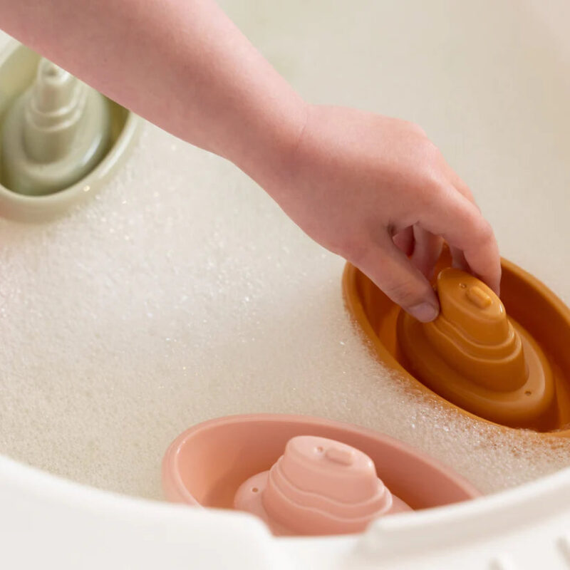 Zairam Pink Stacking Bath Boats – Fun & Educational Bath Toy - Image 6