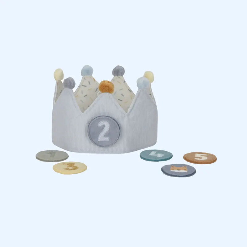 Zairam Blue Birthday Cake & Crown Bundle – Festive Party Set for Kids - Image 4