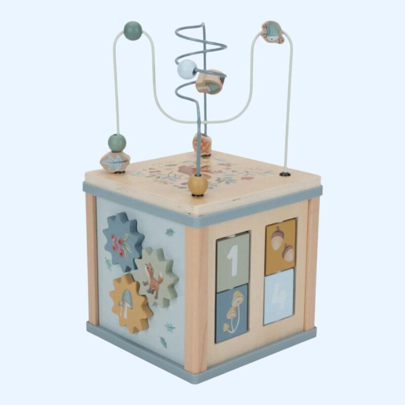 Forest Friends Wooden Activity Cube - Image 3