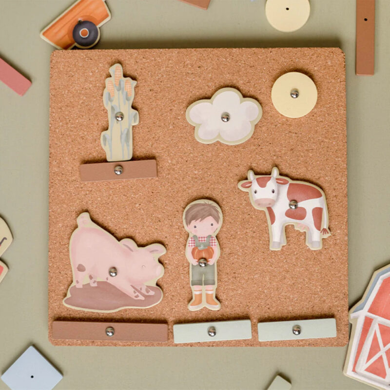 Zairam Tap Tap Hammer Art – Little Farm Theme Wooden Toy - Image 8
