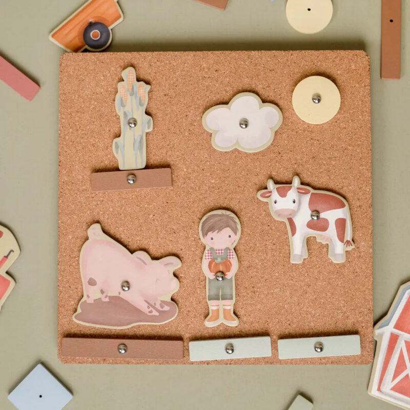 Zairam Tap Tap Hammer Art – Little Farm Theme Wooden Toy - Image 2