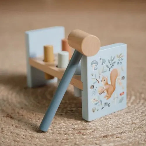 Forest Friends Wooden Hammer Pounding Bench