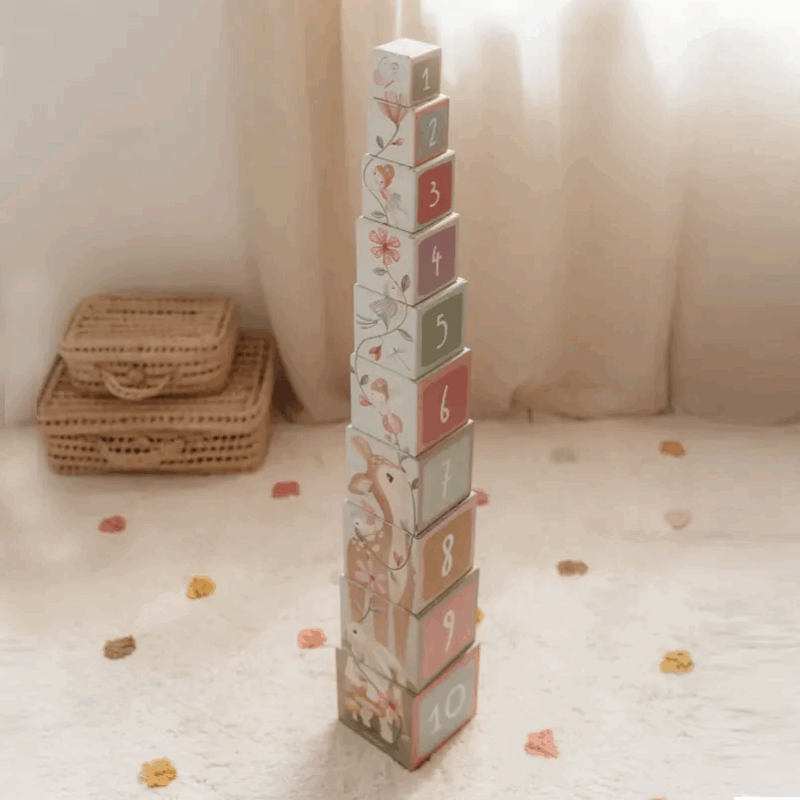 Zairam Fairy Garden Cardboard Building Cube Blocks – Creative Play Set - Image 12