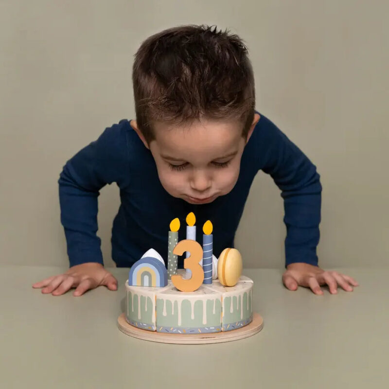 Zairam Blue Birthday Cake & Crown Bundle – Festive Party Set for Kids - Image 9