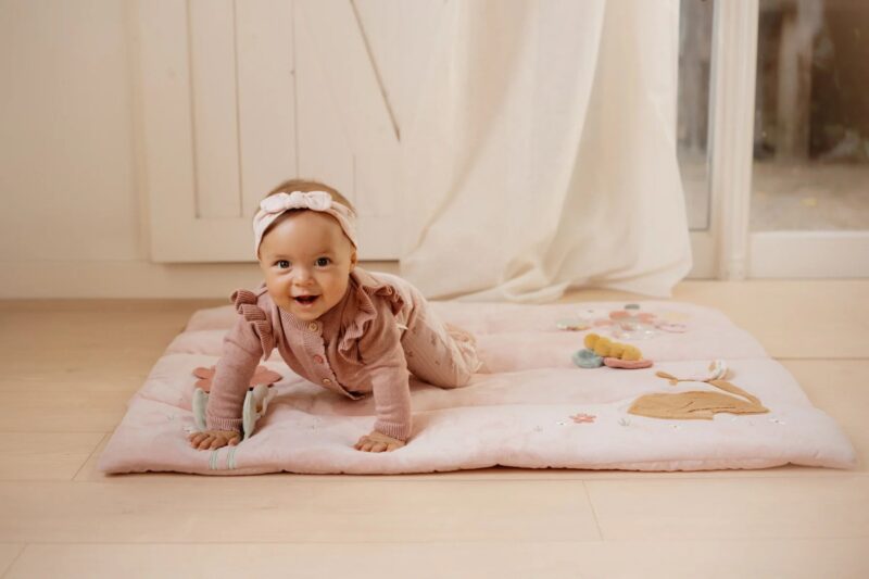 Zairam Fairy Garden Baby Playpen Mat – Soft Cushioned Play Area - Image 9