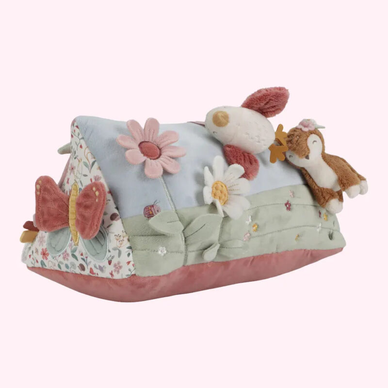 Zairam Fairy Garden Sensory Activity Triangle – Soft Baby Development Toy